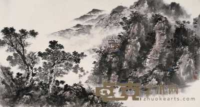 傅有叶 1984年作 忆江南 镜心 83×152cm